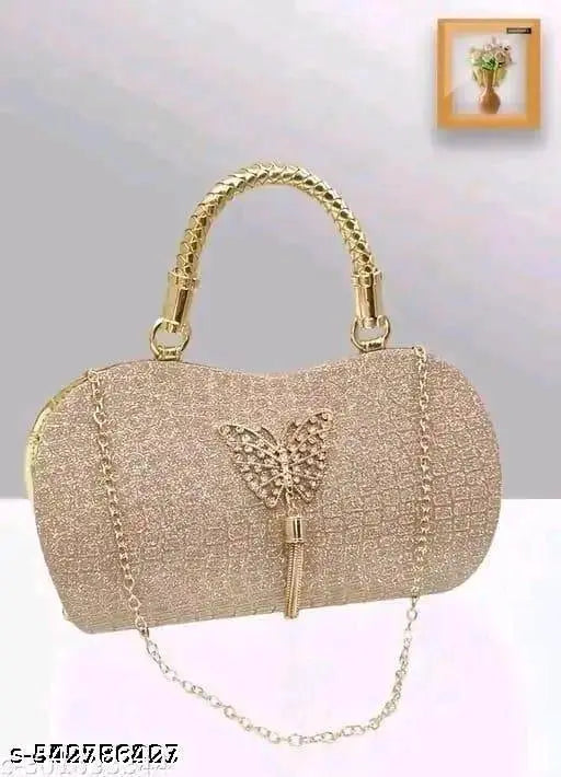 Bridal Partyware Clutch for Women – Elegant Satin Evening Purse, Wedding & Bridesmaid Clutch Bag, Formal Party Handbag, Cocktail Purse with Detachable Chain Strap