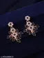 Rose Gold Plated Necklace set with Black color Kundan Jewellery Sets