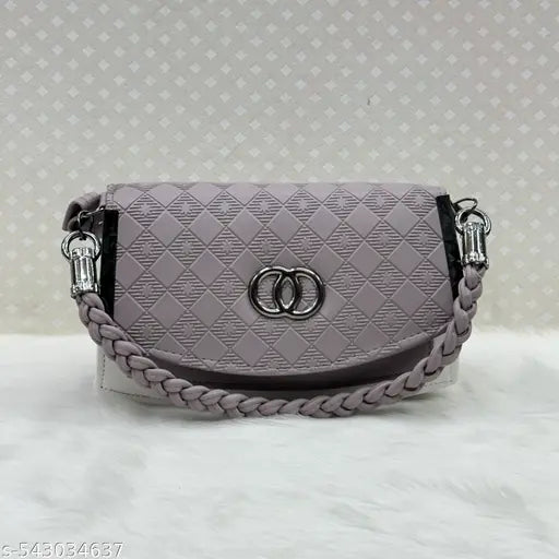 Latest trendy design box bag stylish bags sling bag for women