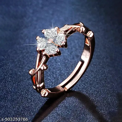 Stainless Steel Stylish Silver Ring For Women and Girls