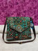 Fancy fashionable women Green PU sling bags/Full hand work bag/sling bag for women/party wear bag for women/long bag for women/wedding bag for women/Cotton Fabric Sling bags for women