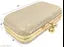 Party Clutch for Women Trendy Golden Color Box Clutch with Chain Dulhan purse Bridal Clutch