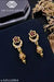 Rose Gold Cubic Zirconia Hoop Earring For Women / Fashion Rose Gold Studs Earrings for Girls