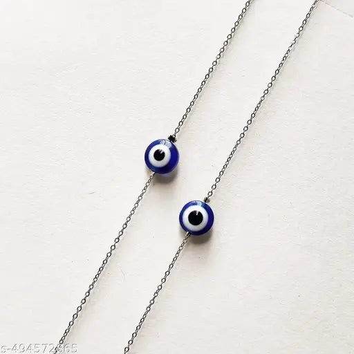 Combo 2 New Design couple evil eye anklets || Women anklets || girls anklets || anklets for girls