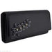 Women's Faux Leather Wallet Cum Hand Clutch With 4 Card Pockets (Peacock Black)